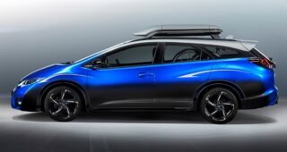 Honda เตรียมเปิดตัวรถแบบ "Civic Tourer Active Life Concept" ในงานใหญ่