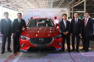 MAZDA เริ่มเปิดสายการผลิต MAZDA CX-3 ในประเทศไทย