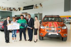 CHEVROLET มอบรางวัลให้ลูกค้าในแคมเปญ LUCKY TIME ลุ้นรถลุ้นทอง