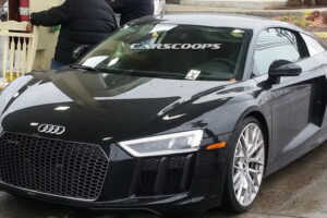 เผยภาพแอบถ่ายตัวรถสปอร์ตแบบ "2017 Audi R8 V10" ในบริเวณแถว New Jersey