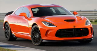 เปิดตัวภาพเรนเดอร์ "Dodge Viper" โฉมรถเก๋งไม่ซ้ำใคร