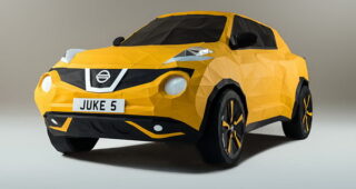 เหมือนมาก! ศิลปิน UK ชื่อดังเปิดตัวงานกระดาษจำลอง Nissan Juke