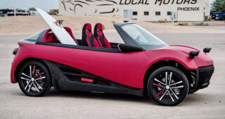 Local Motors เปิดตัวภาพเรนเดอร์ของ "LM3D Swim" ก่อนโชว์ในงาน SEMA