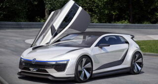 อย่างสวย! เปิดตัวคอนเซ็ปต์ "VW Golf GTE Sport Concept" แล้วในงานอย่าง LA