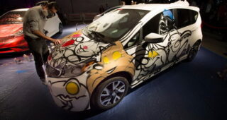 เปิดตัวการ Battle พ่นสีสุดโหดสำหรับรถ "Nissan Versa Note"