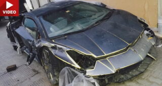 เสี่ยงเอา! ขายซาก Lamborghini Aventador ในราคาแค่ 100,000 ดอลล่าร์เท่านั้น!!!