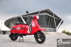 รีวิว Scomadi TL125 Scooter ออโต้ จากถ้ำเสือ ทรงอนุรักษ์นิยม