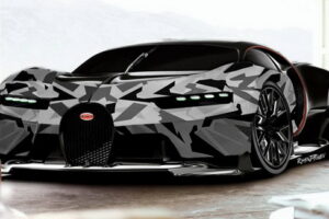 เปิดตัวภาพ 3D สุดท้ายของรถสปอร์ตแบบ "Bugatti Chiron"