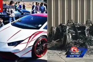 ซวยแท้! เจ้าของงงสปอร์ต "Lamborghini Huracan" จอดไว้เฉยๆไฟลุกท่วม