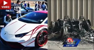 ซวยแท้! เจ้าของงงสปอร์ต "Lamborghini Huracan" จอดไว้เฉยๆไฟลุกท่วม