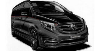 Larte Design เปิดตัว "Mercedes V-Class Black Crystal" ในงานที่ Geneva
