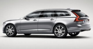 จัดเต็มภาพแบบ HD ของรถขนาดใหญ่ "2017 Volvo V90"