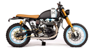 TRIUMPH Bonneville Custom "สีสันอันละมุนละไม"