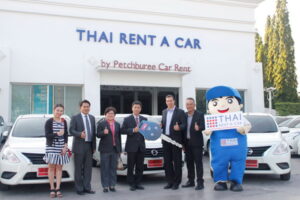 Nissan ส่ง Almera 100 คันให้ Thai Rent A Car