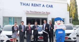 Nissan ส่ง Almera 100 คันให้ Thai Rent A Car