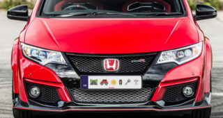 รถแบบ Honda Civic Typr R เปิดตัวแล้วในรูปแบบทะเบียน