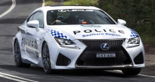 จัดไป! ตำรวจออสเตรเลียเปิดตัวการใช้งาน "Lexus RC F"