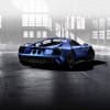 GT Configurator: Liquid blue Ford GT rear three quarter