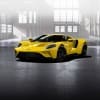GT Configurator: Triple yellow Ford GT front three quarter