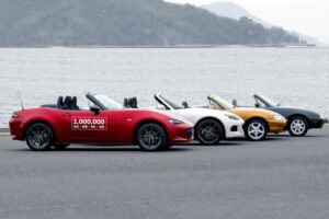 Mazda MX-5 ฉลองยอดผลิตครบ 1 ล้านคันทั่วโลก