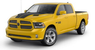 RAM เปิดตัวรถกระบะรุ่นพิเศษแบบ Stinger 1500 สีเหลืองสดใส