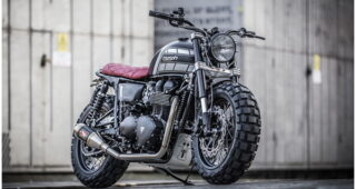 TRIUMPH Bonneville T100 Custom "มุมมองที่แตกต่าง"