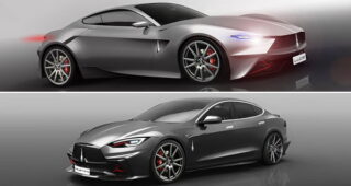 แบรนด์อิตาลีเปิดตัวภาพ 3D ของรถแบบพลังงานไฟฟ้า