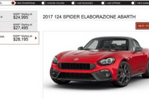 Fiat เปิดตัวชุดแต่งแบบสปอร์ตของเจ้า "124 Spider"