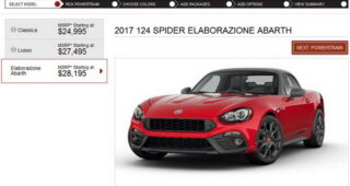 Fiat เปิดตัวชุดแต่งแบบสปอร์ตของเจ้า "124 Spider"