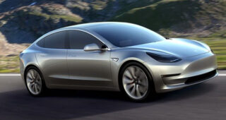 เผยโฉมภาพเรนเดอร์ 3D ของ Tesla Model3