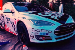 Tesla Model S แบบสปอร์ตมาโชว์ตัวแล้วในงานที่ Pike Peak