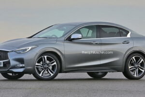 Infiniti Q30 Sedan พร้อมแล้วในการเปิดตัวรถแข่งขันกับทีมงานของ Audi A3