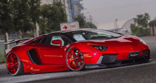 Liberty Walk เปิดตัวชุดแต่งสุดโหดของ Aventador Roadster