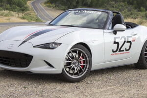 รถสปอร์ตขนาดเล็กแบบ Mazda MX-5 เปิดตัวชุดแต่งพิเศษให้กำลังกว่า 525 แรงม้า