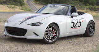 รถสปอร์ตขนาดเล็กแบบ Mazda MX-5 เปิดตัวชุดแต่งพิเศษให้กำลังกว่า 525 แรงม้า