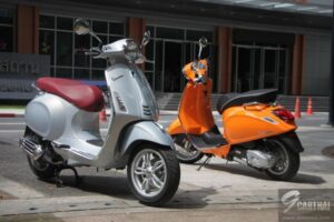 รีวิว 2016 Vespa Primavera 150 ABS และ Sprint 125 ABS พรีเมี่ยมสกู๊ตเตอร์อัพเกรดเทคโนโลยี
