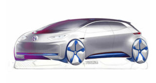 Volkswagen เตรียมเปิดตัวคอนเซ็ปต์รถพลังงานไฟฟ้าแบบใหม่ในงานที่ Paris