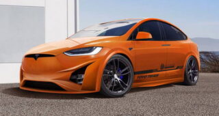 ค่ายแต่งชื่อดังเปิดตัว “Tesla Model X” สุดสปอร์ตในงานที่ SEMA