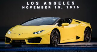 Lamborghini จัดให้เปิดตัว “LP580-2 Spyder” สุดโหดที่ LA