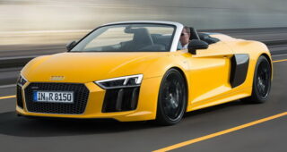 Audi จัดให้เปิดตัวรถแบบ "R8 Spyder" สุดโหดแบบสปอร์ต