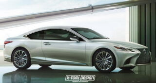 X-Tomi จัดให้เปิดตัวรถแบบ "2018 Lexus LS coupe" สุดสวยงาม