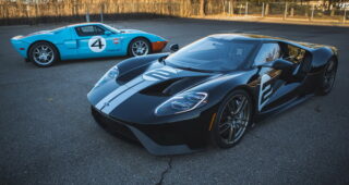 สุดยอด ! รถสปอร์ตแบบ Ford GT ปีล่าสุดใช้ชุดแต่งแบบย้อนยุคสุดโหด