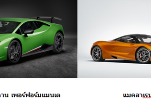 Lamborghini Huracan Performante และ Mclaren 720S เตรียมอวดโฉมใน Motor Show 2017