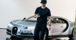 มาเอง! คริสเตียโน่ โรนัลโด้จัดให้ทดสอบรถแบบ Bugatti Chiron