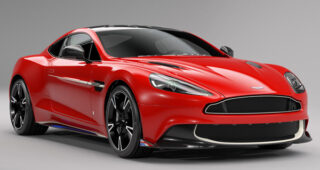 Aston Martin จัดให้เปิดตัวชุดแต่ง "Vanquish S" สีแดงสด
