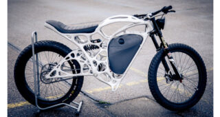 APWorks Light Rider "มอเตอร์ไซค์ไฟฟ้า เฟรมเครื่องพิมพ์ 3 มิติ"