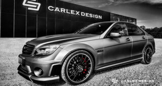 Carlex Design จัดให้เปิดตัว "Benz C63 AMG" รุ่นเก่าแบบโคตรสปอร์ต
