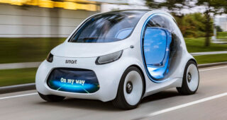 Smart จัดให้เปิดตัว "Vision EQ concept Fortwo" รุ่นใหม่ในเยอรมัน