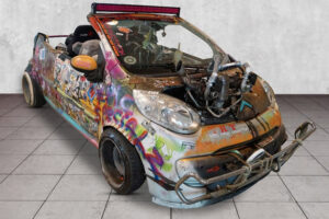 แปลกตา! โชว์ตัวชุดแต่งพิเศษของ "Citroen C1" แนวแปลกในเดนมาร์ก