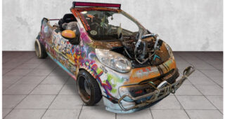 แปลกตา! โชว์ตัวชุดแต่งพิเศษของ "Citroen C1" แนวแปลกในเดนมาร์ก